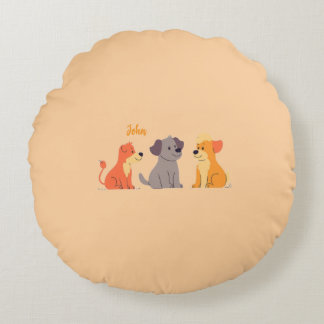 Colorful Animal Print Throw Pillow