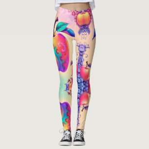 Colorful apple leggings