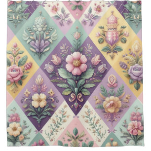 Colorful argyle pastel Easter/Spring