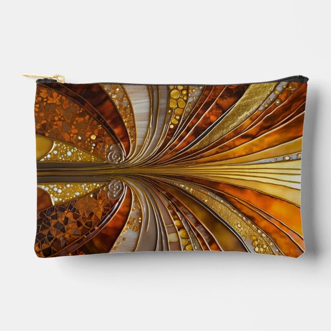 Colorful Art Deco Accessory Bag (Front)