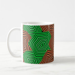 Colorful Art Nouveau Pattern  Coffee Mug