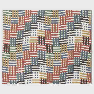 Colorful Art Nouveau Pattern  Wrapping Paper