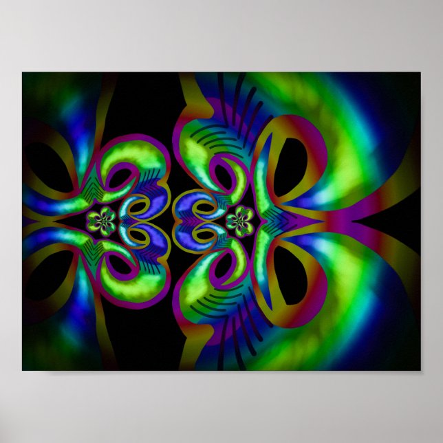 Colorful Art poster from Jimette Design. (Front)