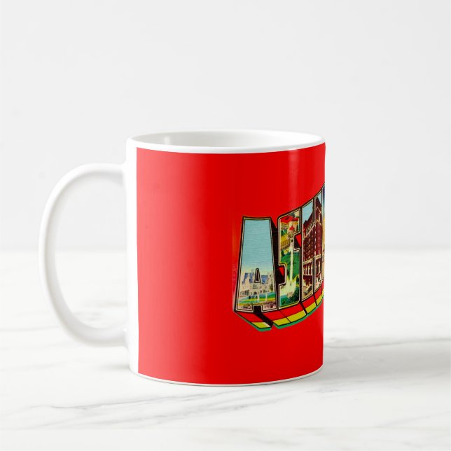 Colorful Asheville NC Mug (Left)