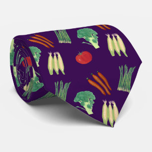 Colorful Assorted Vegetables Ties