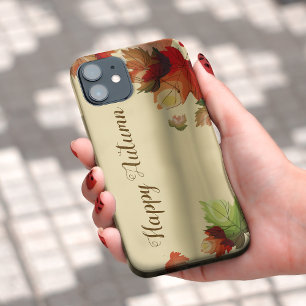 Colorful Autumn Leaves iPhone Case