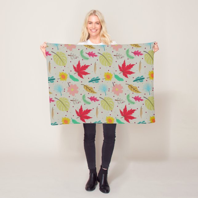 Colorful Awesome Abstrait polaire couverture (En situation)