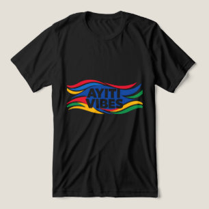 Colorful Ayiti Vibes Inspiration Tri-Blend Shirt