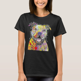 Colorful Baby Pitbull Terrier Lover Dad Mom Funny  T-Shirt