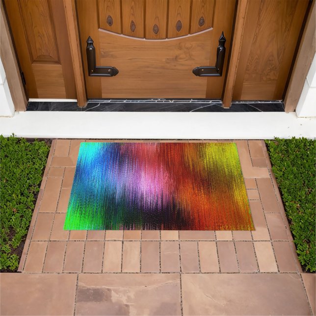 Colorful Background Pattern  Doormat (Outdoor)