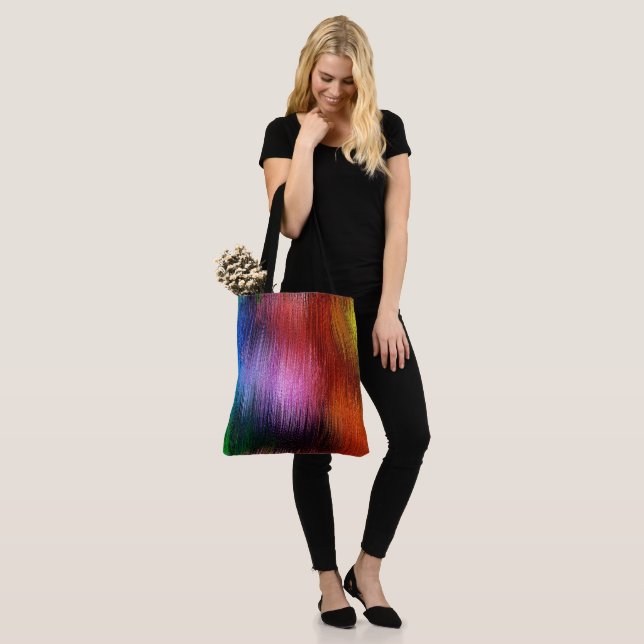 Colorful Background Pattern, Tote Bag (On Model)
