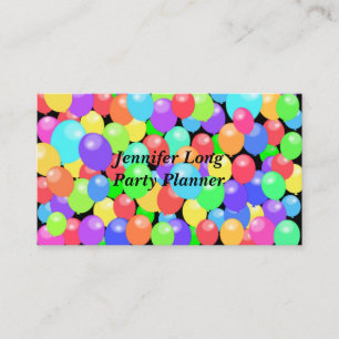 Colorful Balloon Abstract  Business Card