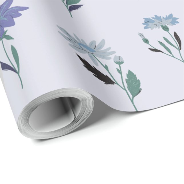 Colorful Balloons and Confetti Happy Birthday Wrapping Paper (Roll Corner)