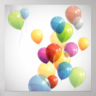 Helium Balloon Posters | Zazzle Canada