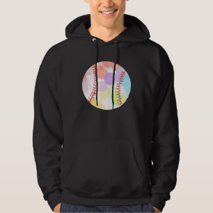 Colorful Baseball Baseball Player Hoodie