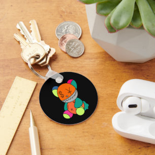 Colorful bear keychain