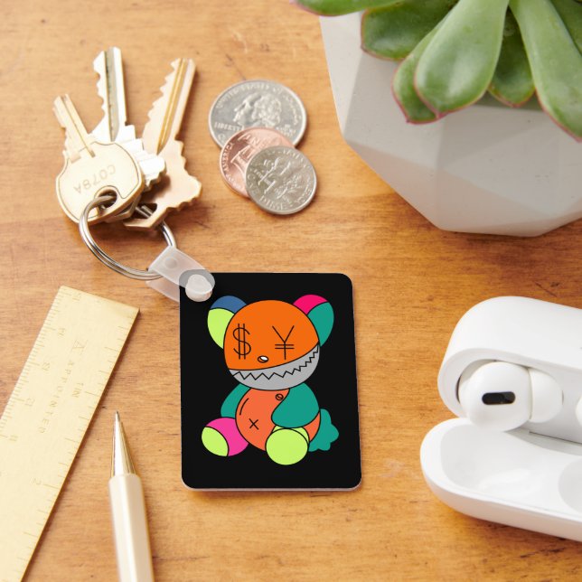 Colorful bear keychain (Desk)
