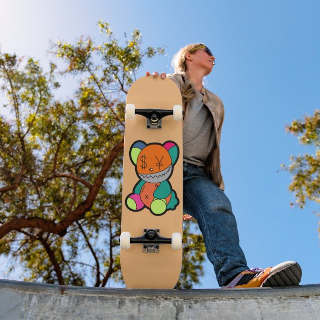 Colorful bear skateboard (Outdoor 1)