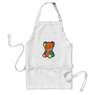 Colorful bear standard apron