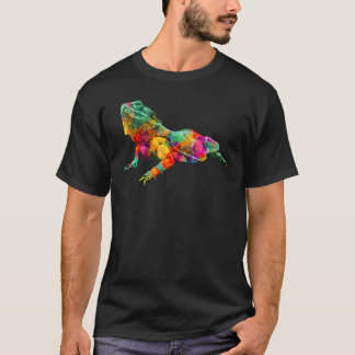 Colorful Bearded Dragon Lizard Reptile Costume T-Shirt