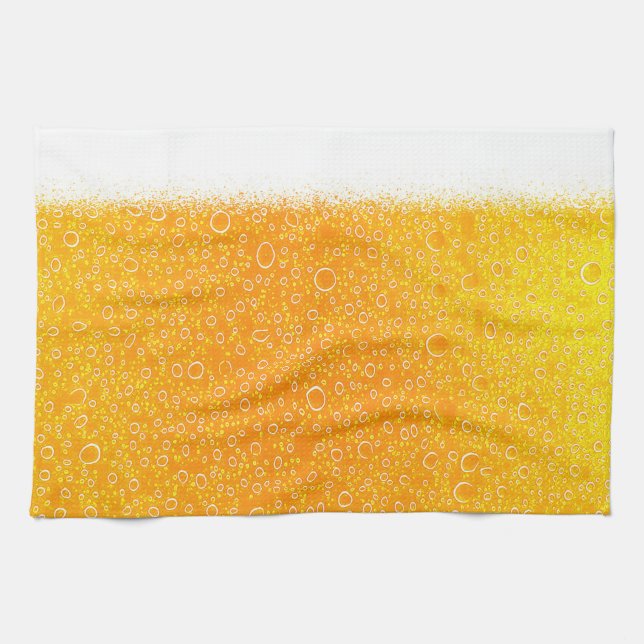 Colorful beer kitchen towel (Horizontal)
