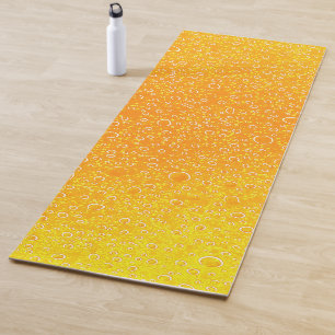 Colorful beer yoga mat