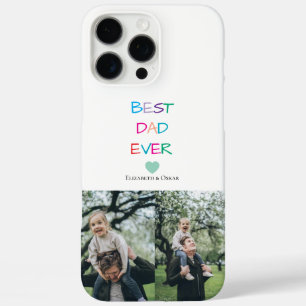 Colorful "Best Dad Ever"  – Fun & Heartfelt Gift  iPhone 16 Pro Max Case