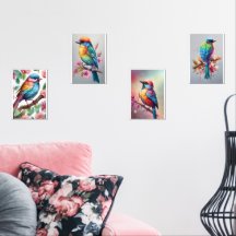 Colorful birds