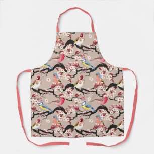 Colorful Birds Apron