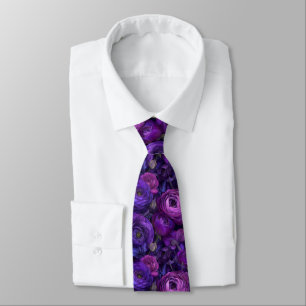 Colorful Birthday Gifts For Him Ranunculus Flower Tie