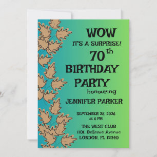 Colorful Birthday party Invitation