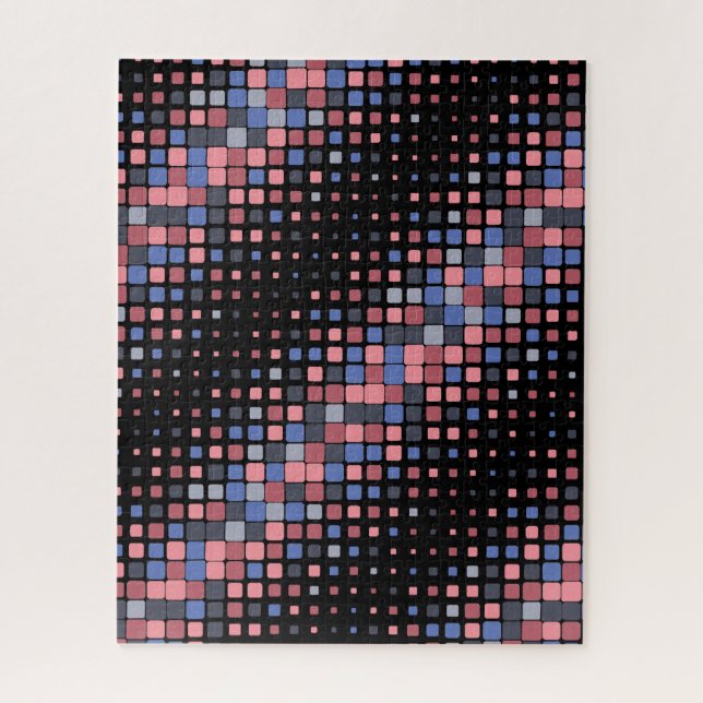 Colorful Black Pattern Random Hard Difficult Evil Jigsaw Puzzle (Vertical)