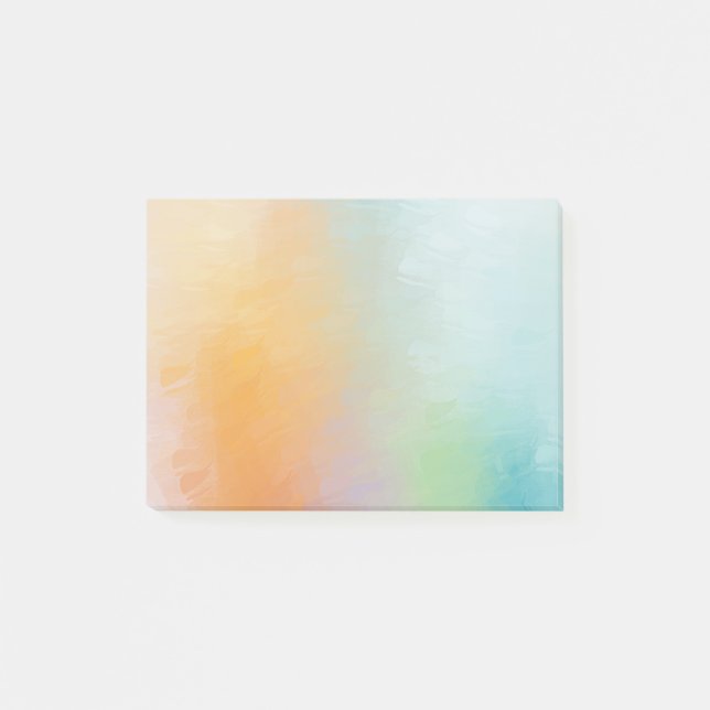 Colorful Blank Elegant Template Professional Post-it Notes (Front)