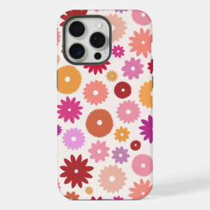 Colorful Blooms Big Pattern iPhone 15 Pro Max Case