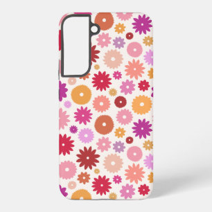 Colorful Blooms Pattern Samsung Galaxy Case