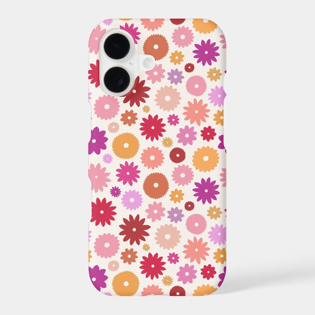 Colorful Blooms Repeat Pattern (Verso)