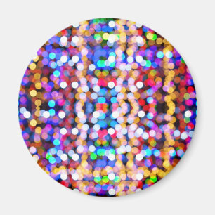 Colorful Blurred Lights Magnet