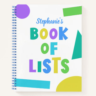Colorful Book of Lists