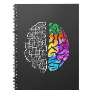 Colorful Brain Engineering Science Notebook