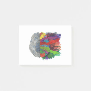 Colorful Brain Post-it Notes