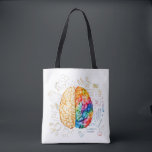 Colorful Brain - Science And Art - Neuroscience Ne Tote Bag<br><div class="desc">Colorful Brain - Science And Art - Neuroscience Neurologist</div>