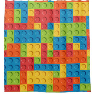 Colorful bricks kids pattern