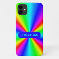 Colorful Bright Rainbow Personalized