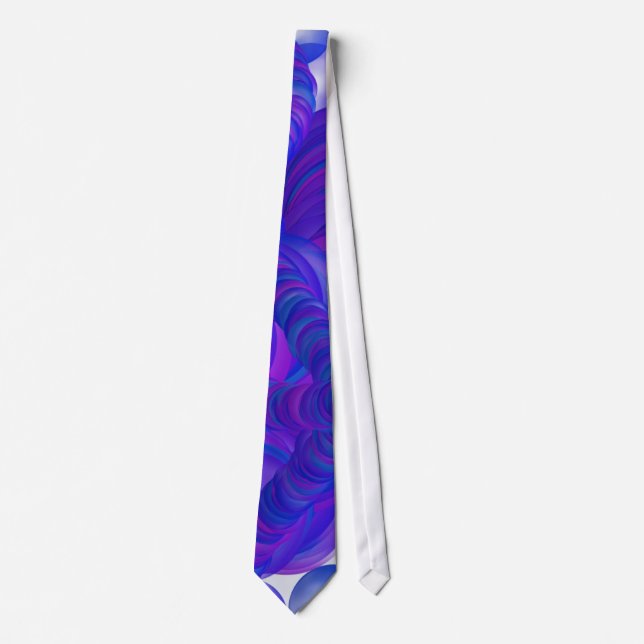 Colorful Bubble Abstract Painting Tie (Front)