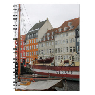 COLORFUL BUILDINGS BESIDE THE RIVER NOTEBOOK