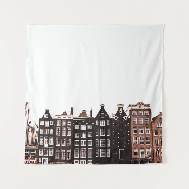 COLORFUL BUILDINGS TAPESTRY (Front)
