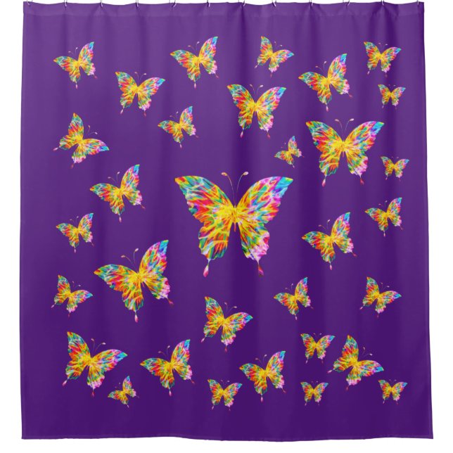 COLORFUL BUTTERFLIES ABSTRACT  (Front)