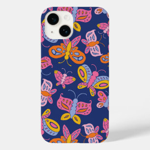 colorful butterflies Case-Mate iPhone 14 case