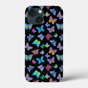 colorful butterflies iPhone 13 mini case