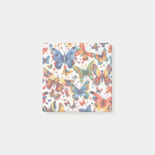 Colorful Butterfly drawing  Post-it Notes